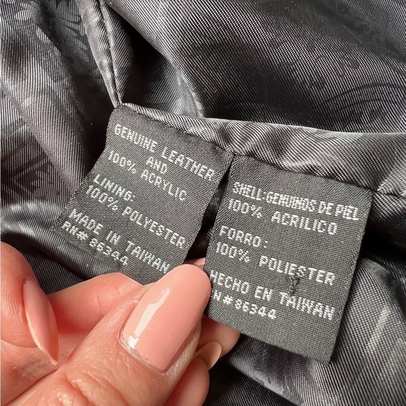 Maxini Collezione Leather Jacket Black  XXL - Picture 13 of 15